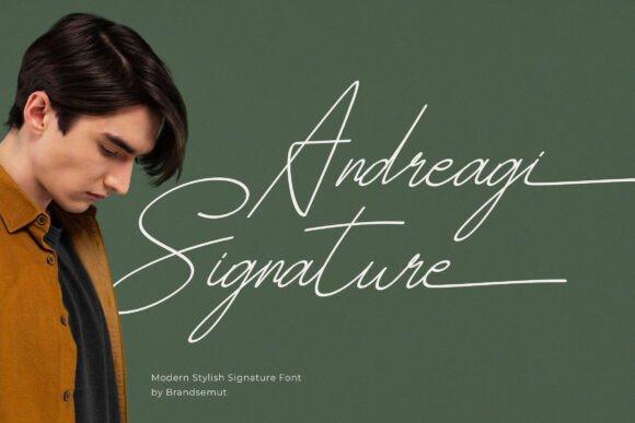 Andreagi Signature Font for Bold Campaigns