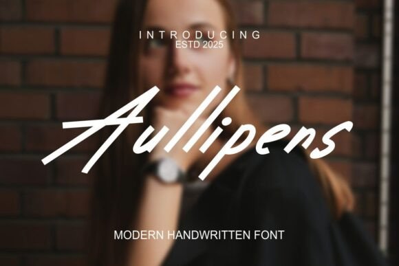 Aullipens: A Modern Script Font for Web Design
