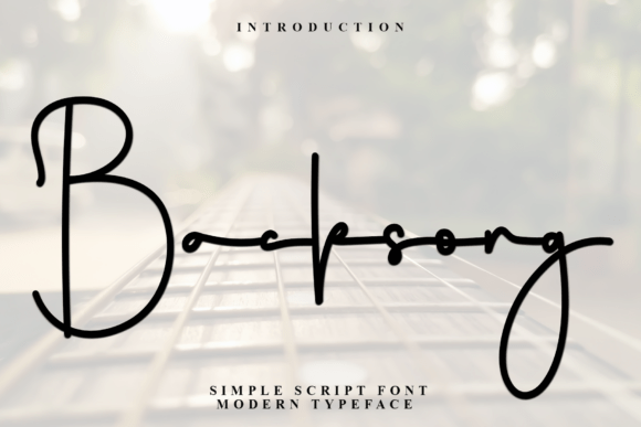 Backsong: The Handwritten Font for Scroll-Stopping Design