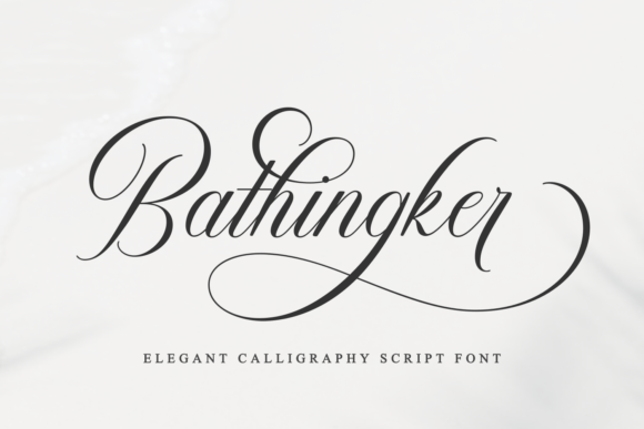 Bathingker Font: Elevate Your Campaign Design