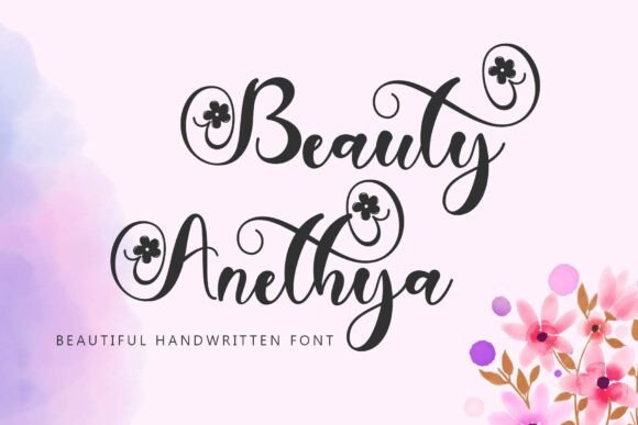 Beauty Anethya Font for Elegant Branding