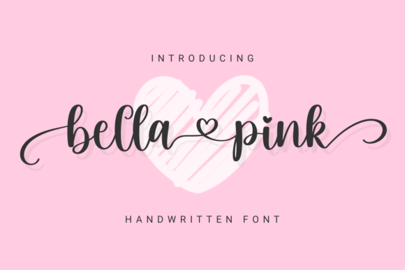 Bellapink: A Romantic Font for Handmade Brands
