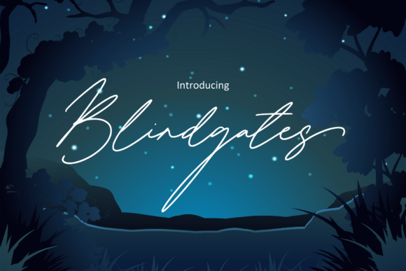 Blindgates Font: A Minimalist Monoline for Modern Brands