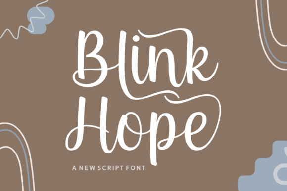 Blink Hope: A Cheerful Script Font for Uplifting Brands
