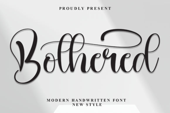 Bothered: A Handwritten Font for Modern Web Design