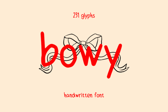 Bowy: The Handwritten Font for Scroll-Stopping Designs