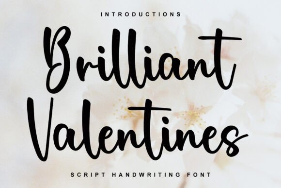 Brilliant Valentines: A Timeless Script Font for Crafters