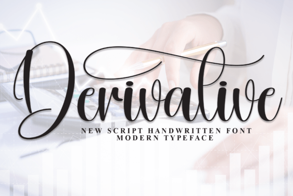 Derivative Font: Elegant Script for Editorial Design