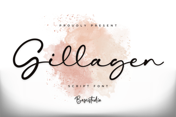 Gillagen: A Script Font for Modern Web Design