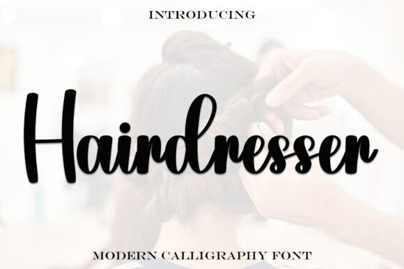 Hairdresser Font: Elevate Your Campaign Visuals