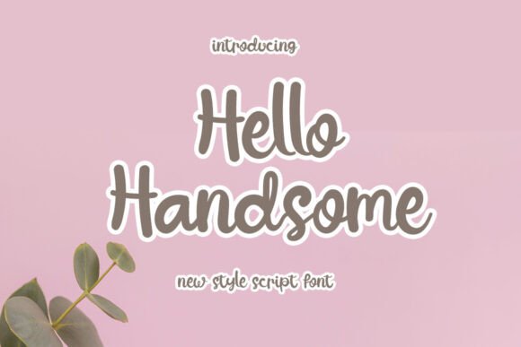 Hello Handsome Font Review for Brand Designers