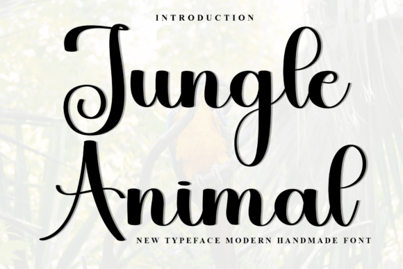 Jungle Animal Font for Handmade Creators