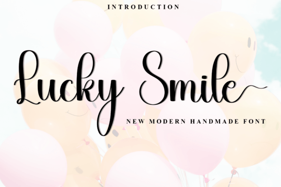 Lucky Smile Font: Elegant Script for Branding