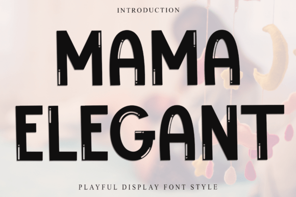 Mama Elegant: A Handwritten Font for Makers