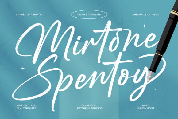 Mirtone Spentoy: A Handwritten Font for Branding