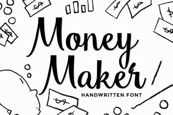 Money Maker: A Handwritten Font for Branding