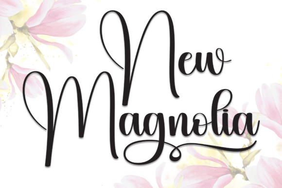 New Magnolia: A Graceful Handwritten Font for Makers