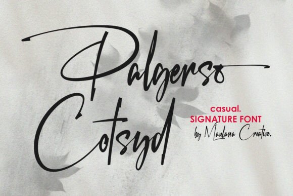Palgerso Cotsyd: A Script Font for Modern Web Design