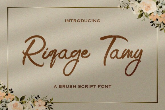 Riqage Tamy: The Script Font for Scroll-Stopping Visuals