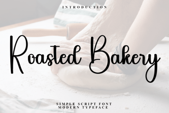 Roasted Bakery Font for Handmade Creators