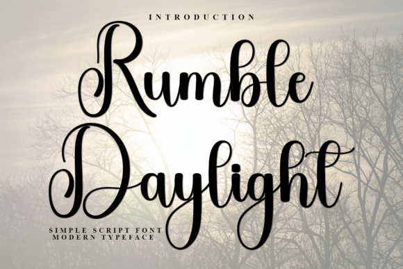 Rumble Daylight Font: A Designer’s Guide