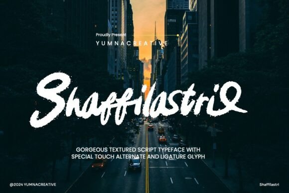 Shaffilastri Font Review for Campaign Design