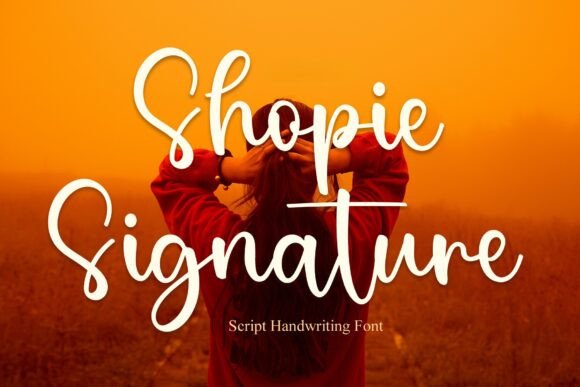 Shopie Signature: A Timeless Script Font for Crafters