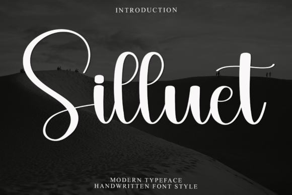 Silluet: A Timeless Script Font for Editorial Design