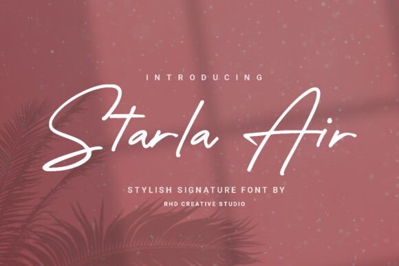 Starla Air: A Fluid Typeface for Modern Campaigns