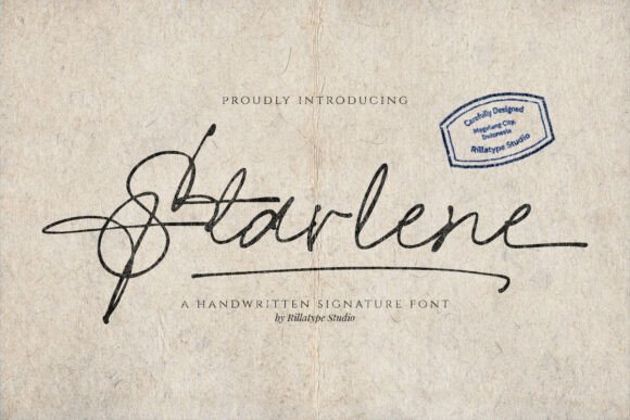 Starlene Font: A Refined Script for Editorial Design