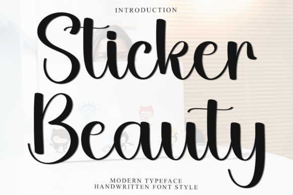 Sticker Beauty: A Handwritten Font for Branding