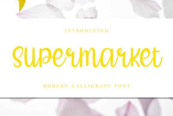 Supermarket Font: A Handwritten Touch for Makers