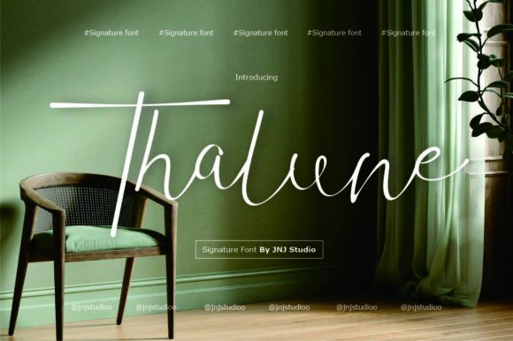 Thalune: The Script Font That Elevates Campaign Design